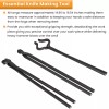 E-cowlboy Knife Making Tongs Set Blacksmith Bladesmith Knife Tong Anvil