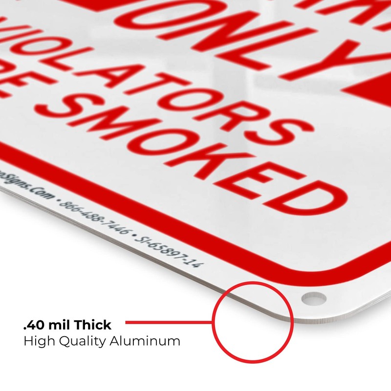 Sigo Signs, Pig Lover Parking Only Violators Will Be Smoked