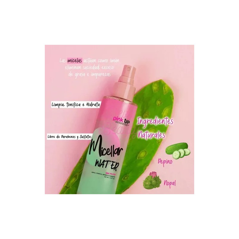 Pink Up Agua Micelar Pink Up Limpia E Hidrata La