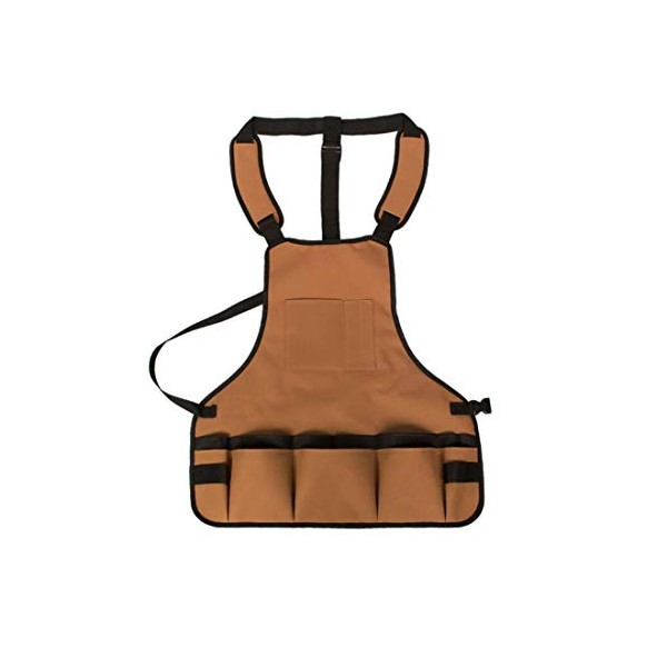 JBBERTH Utility Canvas Work Apron with 16 Pockets, Tool Apron,