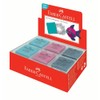 Faber Castell 127121 Kneading Rubber Eraser in Blackberry, Turquoise, Lemon