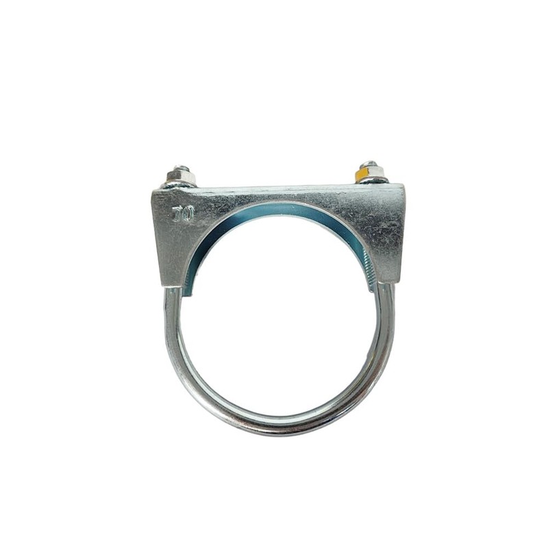 Heavy Duty U-Bolt Muffler Exhaust Clamps for 70mm Diameter Tail
