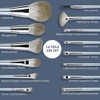 XFSRG 14-Piece Professional Make-Up Brush Set, Silver Cosmetic Brushes, Makeup