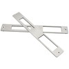 Opfiue Strike Plate Door Flat, 172mm x 23.7mm, Stainless Steel,