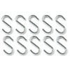 fiXte® Multifunctional BZP Steel S Hooks (25mm, 10)
