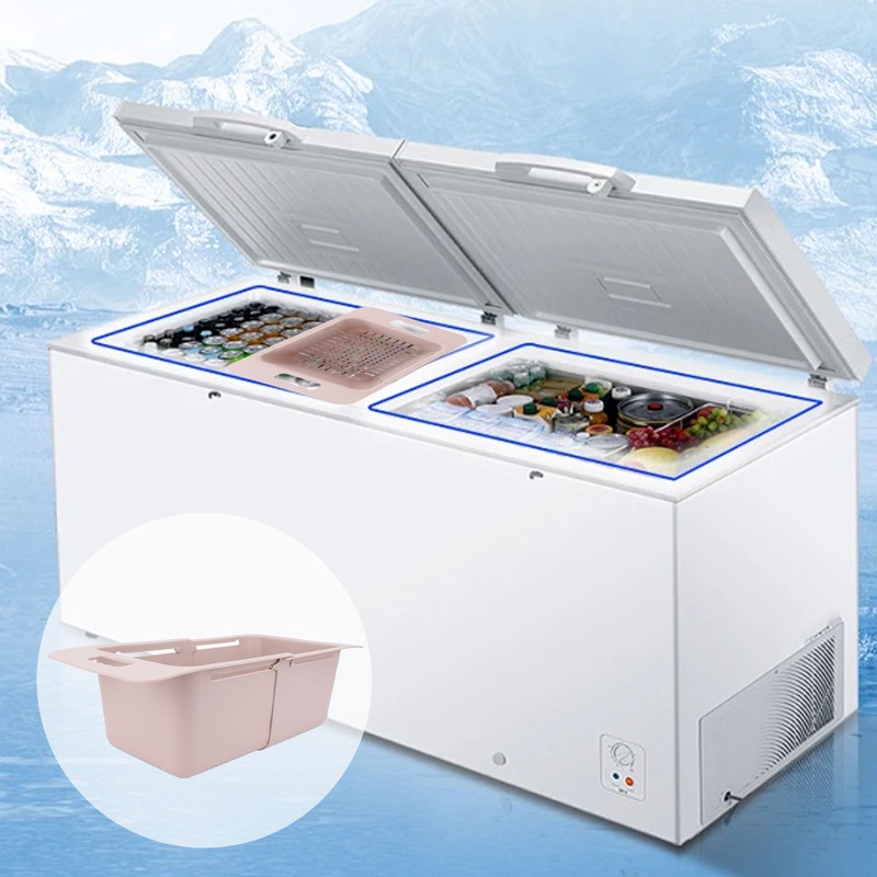Chest Freezer Basket Deep Adjustable Storage Organizer Bin Divider Expandable
