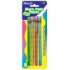 BAZIC Transparent Push-A-Point Pencil, Assorted, 10 Per Pack (747-24P)