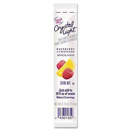 Crystal Light On the Go, Raspberry Lemonade, .16oz Packets, 30/Box