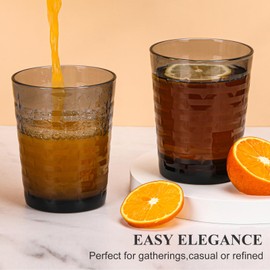 AKMQYM BPA-Free Plastic Tumblers 6 Pack (6x16oz) | Reusable Dishwasher Safe | Stackable Shatterproof Cups | Plastic Drinkware & Drinking Tumblers for Restaurant, Home, Party