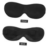 BIUDECO Portable Blackout Eye Mask for Travel Contoured Sleep Mask
