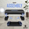 SAKAE Blue Exercise Step Platform Set with Ankle Weights &