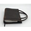 Handmade Distressed Leather Bible Book Cover Sleeve Pockets Handle Custom