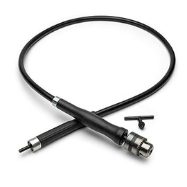 Kings County Tools Flex Shaft with 3/8” Chuck | 54” Length | Work From A Distance | Ball Bearing Design and Tough Covering | Forward Motion Only – NO REVERSE