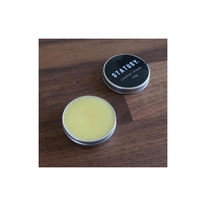 Statusy Original Leather Maintenance Cream, Beeswax Cream, yellow
