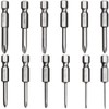 Bestgle 12 Cross Axis Phillips Screwdriver Bit, 6.35 Bit, 1