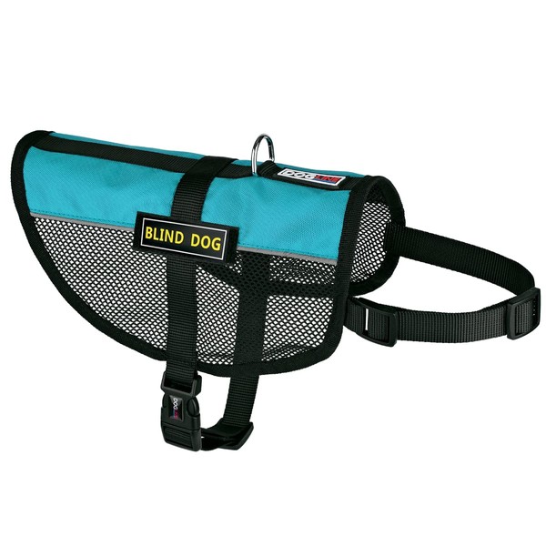 Dogline Maxaire Vest with 3D Rubber Blind Dog Removable Patch