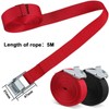BLAZDEVE 5Pack Ratchet Tie Down Straps, 16 Ft Adjustable Lashing