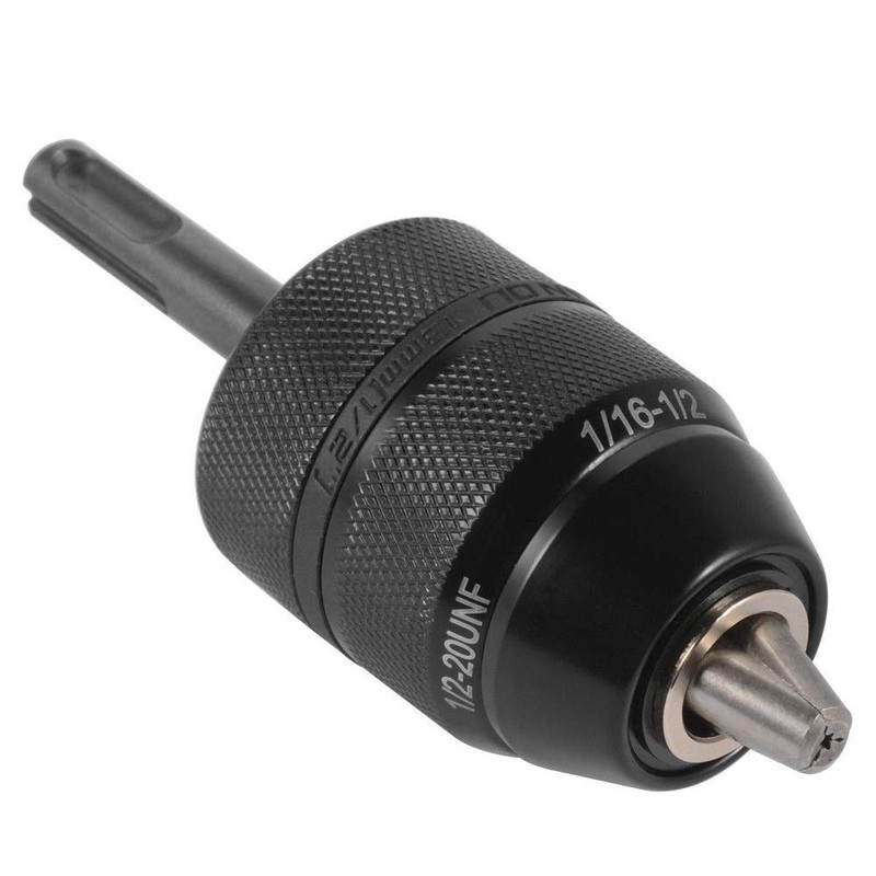 Bestgle Keyless Drill Chuck, 2~13mm SDS Adapter, Heavy Duty Impact