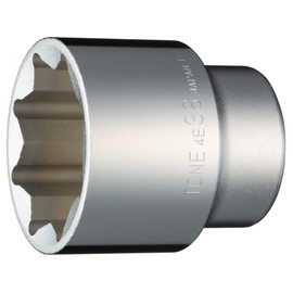 TONE Socket (Octagonal) 4E-36 Drive Size 12.7mm (1/2") Width Across Flats 36mm (1.42")