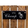 Slate Stable Board Engraved - Friese - Horse Name Box