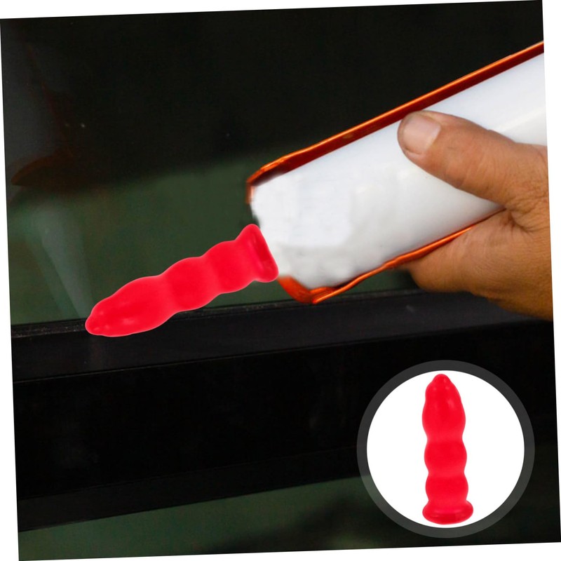 Operitacx 4sets Caulking Sealing Caps Leak Caulk Tube Covers for