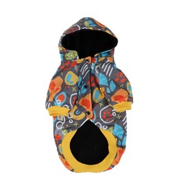 IZOCOOL - Tasarim Dog Jacket, Waterproof Dog Coat, Reflective Jacket for Cold Weather with Soft Fleece Lining, Warm Coat for Dogs, Indoor & Outdoor, Camping, Hiking (Grey, S)