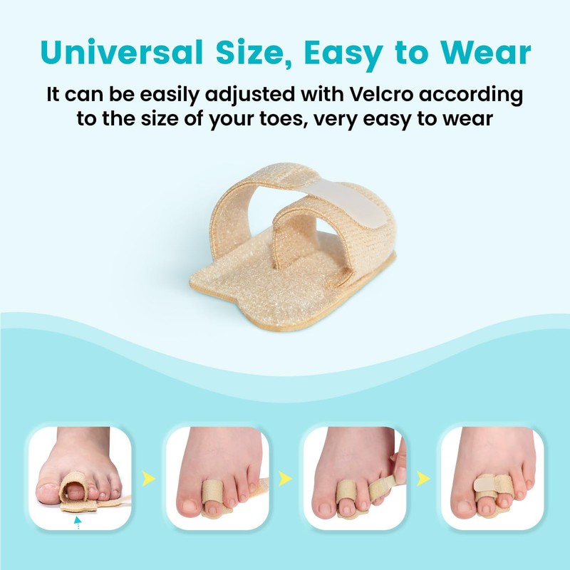 Pozpo Tech Hammer Toe Straighteners Toe Correction Splint for Women