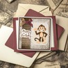 GLOBLELAND Funny Monkey Cutting Dies for DIY Scrapbooking Metal Twig