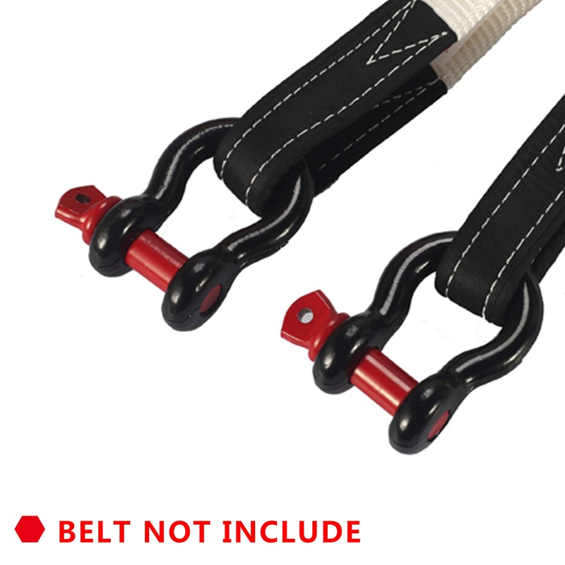 Anti-Rust 1/2" D Ring Bow Shackle Isolator 2 Pk Unbreakable