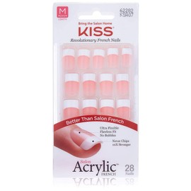 Kiss Salon Acrylic French Kit Sure Thing Medium (2 PACK)