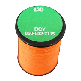 Bcy 3D End Serving Bow String, 120 Yard, Neon Orange