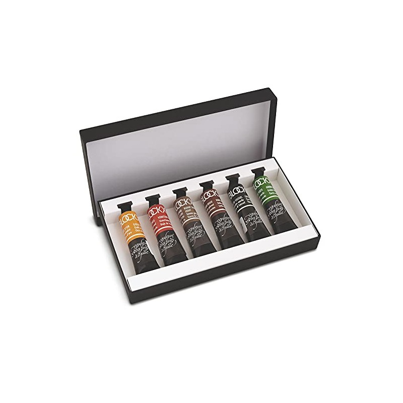 Blockx Artist Oil Paints Set "Earth Shades" 6 x 20