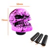 Lunsom Skull Shifter Knobs Resin Shift Head Most Car Transmission