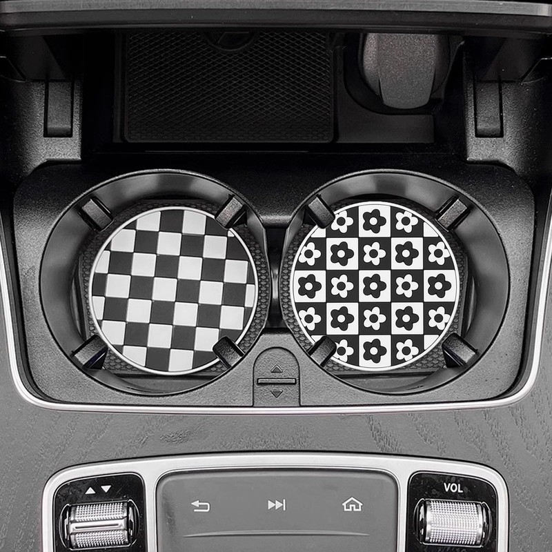 4PCS Car Cup Holder Insert, Universal Non-Slip Car Cup Holder