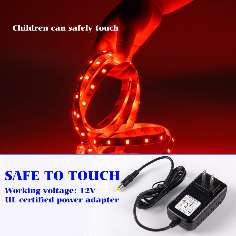Red LED Rope Strip Lights bright led strip red led