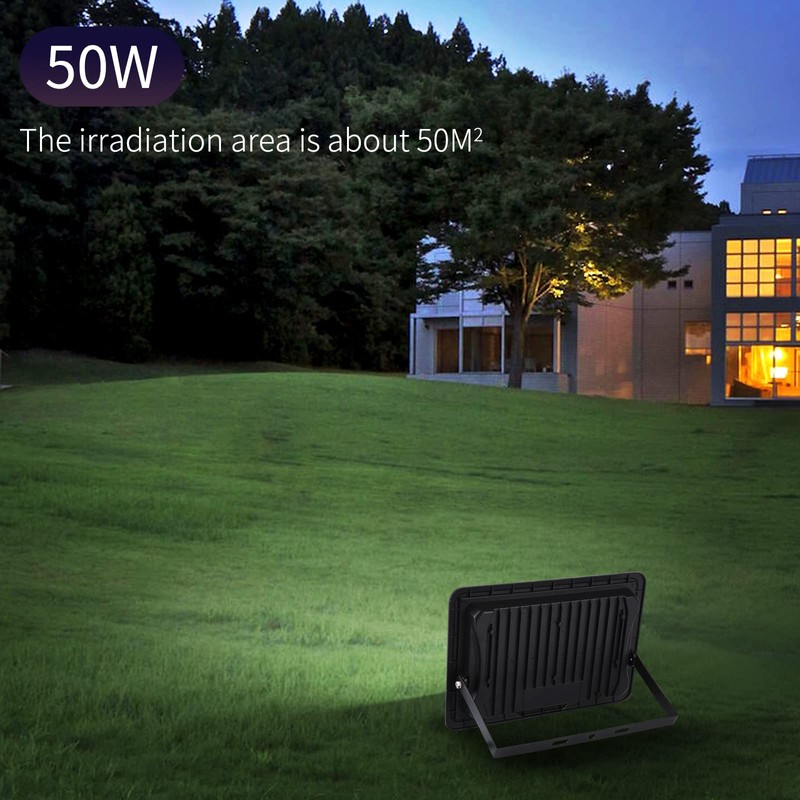treoir 50 W Floodlight: 6000 K Cool White Super Bright
