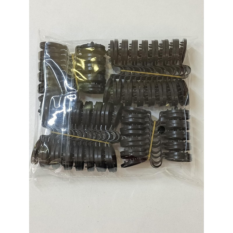 50 Plastic Clips for Sun Protection Nets Awning Clips Black