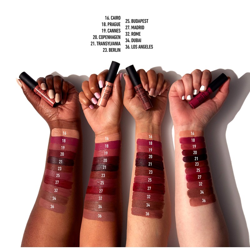 NYX PROFESSIONAL MAKEUP Soft Matte Lip Cream, Lightweight Liquid Lipstick