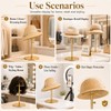 Lorveelo Hat Display Stand 3PCS, Gold Stainless Steel Adjustable Hat