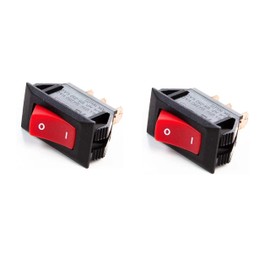 PAOSDKSUI 697854 Rocker Switch for Briggs & Stratton Engine Replacement for Models 696213 and 693623 (Pack of 2)