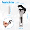 lasuroa Micro Self Adjusting Wrench, Multi Function Pipe Stubby Spanner