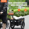 VEVOR Bike Cargo Trailer, 88 lbs Load Capacity, Heavy-Duty Bicycle