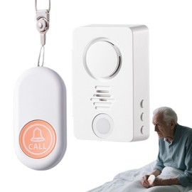 Bed Alarm | Bedside Wireless Warning Bell | Smart Waterproof Bed Alarm Fall Prevention for Elderly Seniors Kids Patients Night Sleep
