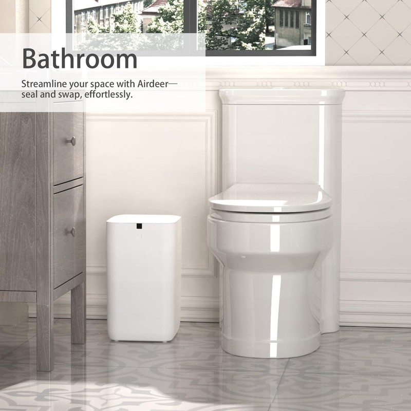 Airdeer Automatic Trash Can, 4 Gallon Self Sealing and Self-Changing