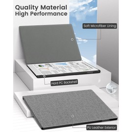 MoKo Case for Remarkable Paper Pro 2024 11.8 Inch Case, Lightweight Hard Back Protective Case with Integrated Pen Holder, Auto Sleep/Wake for Remarkable Paper Pro 2024 11.8 Inch Tablet, Grey