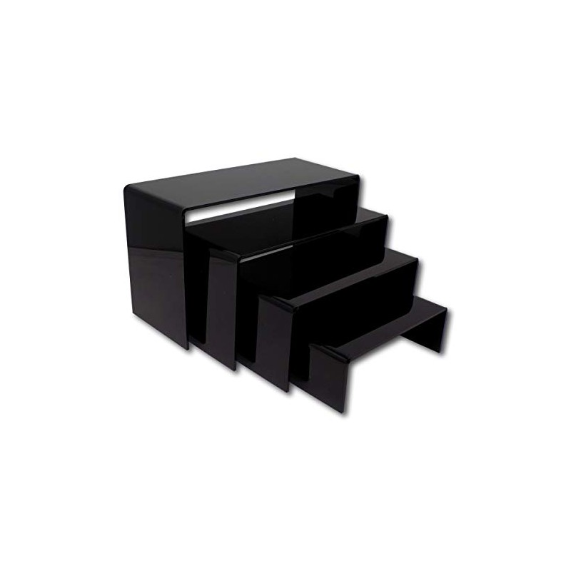 EPOSGEAR Nesting Plinths Clear or Coloured Acrylic Plastic Retail Riser