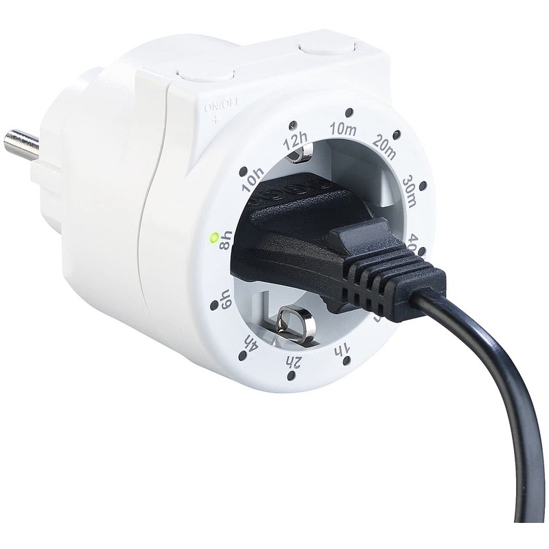 revolt Socket Timer: Socket with Countdown Timer, Status LED, 3,500