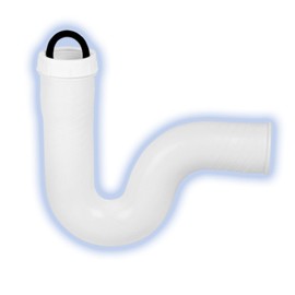 Fleximatic 2808 Trampa de hule para lavabo o fregadero