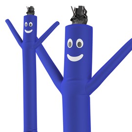 LookOurWay Air Dancers Inflatable Tube Man Attachment - 10 Feet Tall Wacky Waving Inflatable Dancing Tube Guy for Business Promotion - Blower Not Included - Blue
