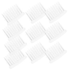 SAFIGLE 10pcs Small Transparent French Hair Combs Lightweight Decorative Hair Accessories for Women for Bridal Veils and Updo Styling Strong Grip and Comfortable Design